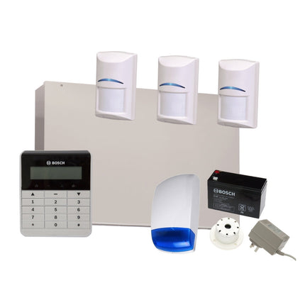 Bosch Alarm System Solution 3000 with 3 Pet PIR + Text Codepad