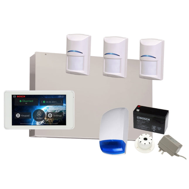 Bosch Alarm System Solution 3000 with 3 PIR + 5 Touchscreen