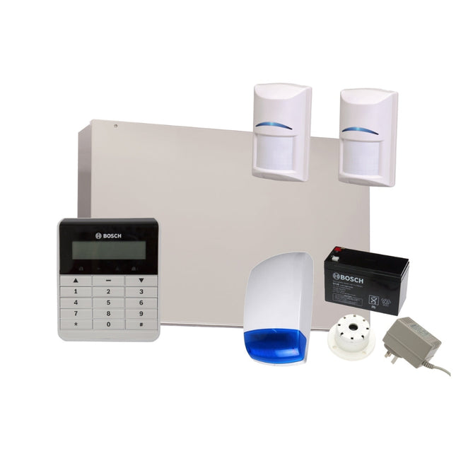 Bosch Alarm System Solution 2000 with 2 Pet PIR + Text Codepad