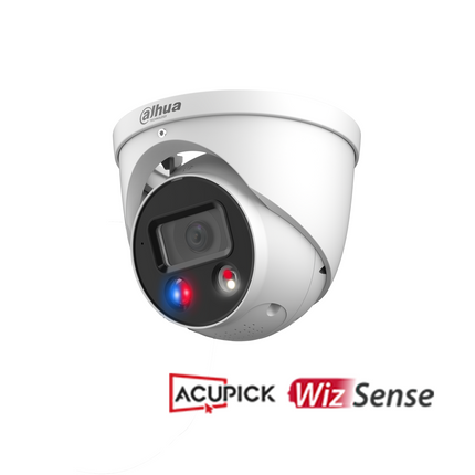 [DH-IPC-HDW3649H-AS-PV-ANZ-S2] Dahua WizSense Series 6MP TiOC 3.0 Active Deterrence Eyeball Network Camera with 2.8mm Fixed Lens and AcuPick Technology IP67