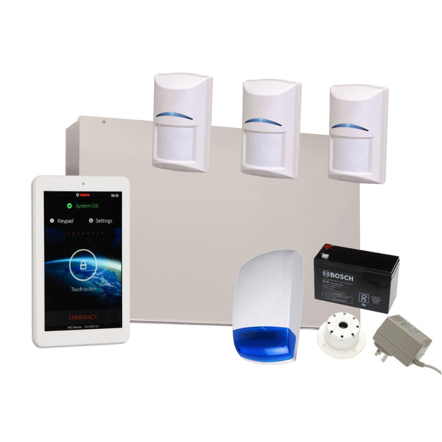 Bosch Alarm System Solution 3000 with 3 PIR + 7 Touchscreen