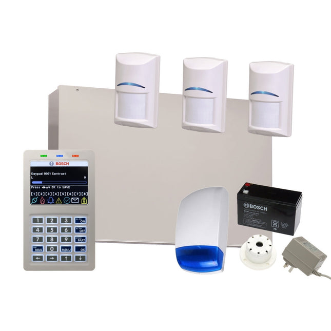 Bosch Alarm System Solution 6000 with 3 Tritech PIR + Wifi Keypad