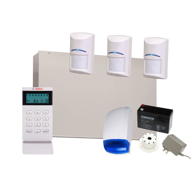 Bosch Alarm System Solution 3000 with 3 TriTech + Icon Codepad