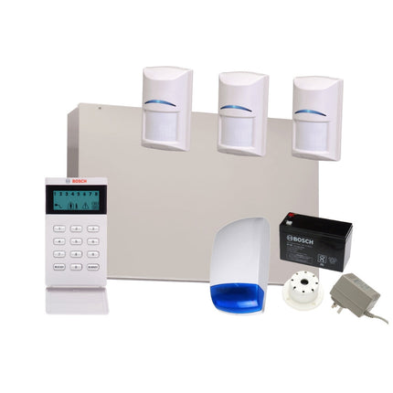 Bosch Alarm System Solution 3000 with 3 PIR + Icon Codepad