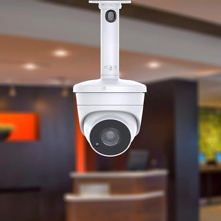 [Fixed Length] Universal Aluminium CCTV Dome Camera Ceiling Mount Extension Bracket Holder - Polar Tech Australia