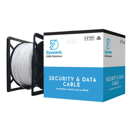 [CMA67020] Dynamic Cable Solutions 6 Core 7/0.20 - 300m Box White