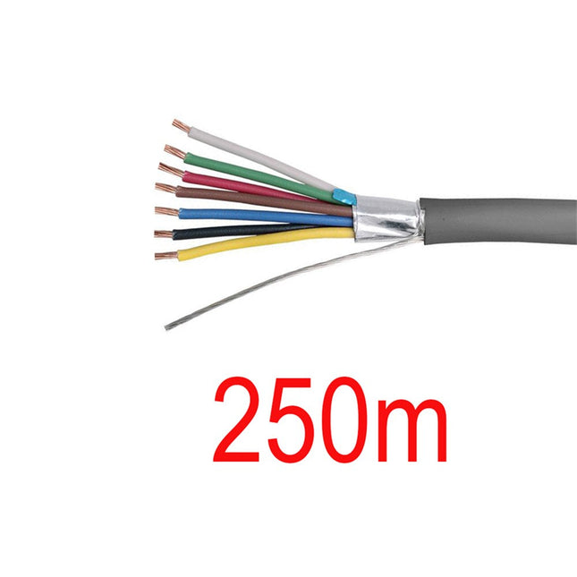 [CMA714020250] Dynamic Cable Solutions Shielded 7 Core 14/0.20 - 250m Box Grey