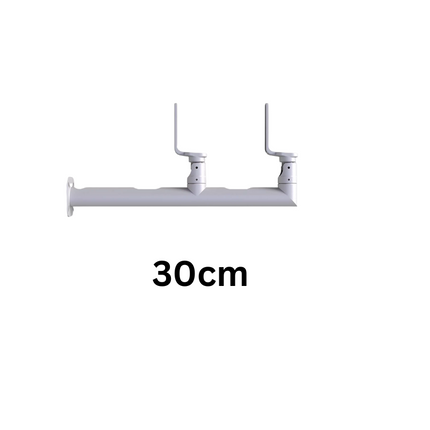 [1 Split 2] Universal Aluminium CCTV Bullet Camera Wall or Ceiling Mount Bracket Holder