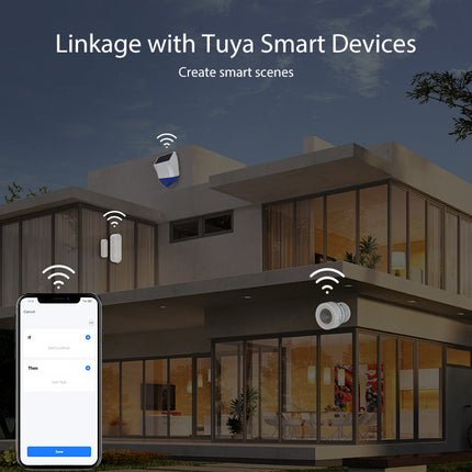 [TUYA Smart Home][Solar Powered] NEO Wireless Waterproof Outdoor Siren Light ans Sound Home Security Alarm - Polar Tech Australia