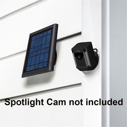 [RINGSCSPBK] Ring Solar Panel In Black Suit Spotlight Cam Battery